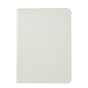 Grain De Litchi En Cuir compatible avec iPad Pro 12,9 Pouces (2018 2020 2021 2022) Couverture Rotative Avec Couverture - Blanc