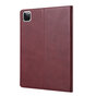 Cuir compatible avec iPad Pro 12,9 pouces (2018 2020 2021 2022) &Eacute;tui Portefeuille Portefeuille - Vin Rouge compatible avec Apple Pencil