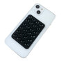 Tapis ventouse Support t&eacute;l&eacute;phone antid&eacute;rapant Silicone noir