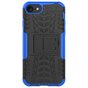 Coque standard hybride bleu noir compatible avec iPhone 7 8 SE 2020 SE 2022 housse antichoc