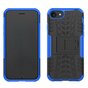 Coque standard hybride bleu noir compatible avec iPhone 7 8 SE 2020 SE 2022 housse antichoc