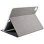 Tissu Faux Cuir compatible avec iPad Pro 12,9 Pouces 2018 2020 2021 2022 Housse De Couverture - Tissu Gris