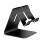 Support de bureau universel pour iPhone en aluminium standard design Mobile / GSM - noir mat