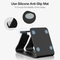Support de bureau universel pour iPhone en aluminium standard design Mobile / GSM - noir mat