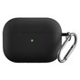 Housse en silicone Silicon Protection compatible avec AirPods Pro 1 / 2 - noire