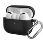 Housse en silicone Silicon Protection compatible avec AirPods Pro 1 / 2 - noire