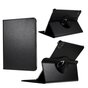 Couverture En Cuir Faux Biblioth&egrave;que Rotative 360 Pour IPad Pro 12,9 Pouces (2018 2020 2021 2022) - Noir