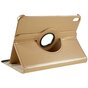 Couverture en cuir artificiel pour biblioth&egrave;que rotative &agrave; 360 &deg; compatible avec iPad 10e g&eacute;n&eacute;ration 10,9 pouces 2022 - or