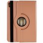 Couverture en cuir artificiel pour biblioth&egrave;que rotative &agrave; 360 &deg; compatible avec iPad 10e g&eacute;n&eacute;ration 10,9 pouces 2022 - or rose