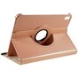 Couverture en cuir artificiel pour biblioth&egrave;que rotative &agrave; 360 &deg; compatible avec iPad 10e g&eacute;n&eacute;ration 10,9 pouces 2022 - or rose