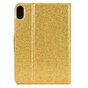 Couverture en cuir artificiel Glitter Bookcase pour iPad 10e g&eacute;n&eacute;ration 10,9 pouces 2022 - or