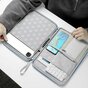 Housse en cuir artificiel Sleeve Pouch compatible avec iPad 10e g&eacute;n&eacute;ration 10,9 pouces 2022 - bleu clair