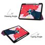 Housse &agrave; trois volets compatible avec iPad Pro 11 pouces (2018 2020 2021 2022) &amp; iPad Air 4 et 5 - violet