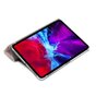 Housse en cuir artificiel &agrave; trois volets compatible avec iPad Pro 12,9 pouces (2018 2020 2021 2022) - or rose