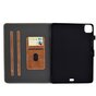 Housse de biblioth&egrave;que compatible avec iPad Pro 11 pouces (2018 2020 2021 2022) &amp; iPad Air 4 et 5 - marron