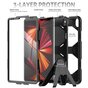 Housse de b&eacute;quille Survivor compatible avec iPad Pro 12,9 pouces (2018 2020 2021 2022) - noir