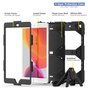 Survivor Kickstand coque robuste en plastique et silicone compatible avec iPad 10,2 pouces - noir
