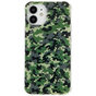 Coque TPU Army Camouflage Survivor compatible avec iPhone 12 mini - Vert Arm&eacute;e