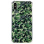 Coque en TPU Army Camouflage Survivor compatible avec iPhone X et XS - Vert Arm&eacute;e