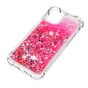 Coque TPU Glitter coins renforc&eacute;s pour iPhone 11 - rose transparente