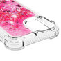 Coque en TPU paillet&eacute; avec coins renforc&eacute;s compatible avec iPhone 11 Pro Max - rose transparent