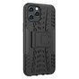 B&eacute;quille Antichoc Antid&eacute;rapante En Plastique Et &Eacute;tui TPU compatible avec iPhone 12 Pro Max - Noir