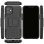 B&eacute;quille Antichoc En Plastique Antid&eacute;rapant Et &Eacute;tui TPU compatible avec iPhone 12 Mini - Noir