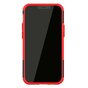 B&eacute;quille Antichoc En Plastique Antid&eacute;rapant Et &Eacute;tui TPU compatible avec iPhone 12 Mini - Rouge