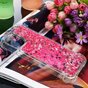 Coque TPU Glitter coins renforc&eacute;s pour iPhone 12 Pro Max - rose transparente