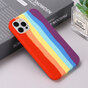 Coque en silicone Rainbow Pride pour iPhone 13 Pro - pastel