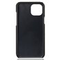 &Eacute;tui en cuir v&eacute;g&eacute;talien Duo Cardslot Wallet compatible avec iPhone 15 Plus - noir