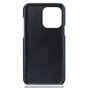&Eacute;tui en cuir v&eacute;g&eacute;talien Duo Cardslot Wallet compatible avec iPhone 15 Pro Max - bleu