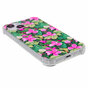 Coque en TPU avec feuilles et fleurs tropicales avec coins renforc&eacute;s compatible avec iPhone 13 mini