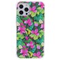 Coque Feuilles et Fleurs Tropicales en TPU avec coins renforc&eacute;s pour iPhone 13 Pro Max