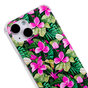 Coque Feuilles et Fleurs Tropicales en TPU avec coins renforc&eacute;s pour iPhone 14 Plus