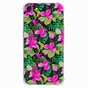 Coque en TPU Feuilles et Fleurs Tropicales avec coins renforc&eacute;s compatible avec iPhone 7, 8, SE 2020 et SE 2022