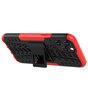 B&eacute;quille Antichoc En Plastique Antid&eacute;rapant Et &Eacute;tui TPU compatible avec iPhone 12 Pro Max - Rouge