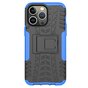 B&eacute;quille Antichoc En Plastique Antid&eacute;rapant Et &Eacute;tui TPU compatible avec iPhone 15 Pro Max - Bleu