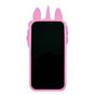 Coque en silicone Unicorn Pop Fidget Bubble compatible avec iPhone 15 - rose