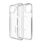 ZAGG Crystal Palace Snap Case compatible avec iPhone 14 Plus et iPhone 15 Plus - Transparent