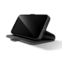 &Eacute;tui portefeuille en cuir FLAVR &Eacute;tui recycl&eacute; compatible avec iPhone 15 - Noir