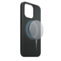 Xqisit NP Coque en silicone Anti Bac Magnet Case compatible avec iPhone 14 - Noir