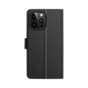 Xqisit NP Slim Wallet Selection Anti Bac &Eacute;tui recycl&eacute; compatible avec iPhone 15 Pro Max - Noir