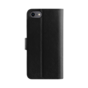 Xqisit NP &Eacute;tui portefeuille Viskan compatible avec iPhone 6, 6s, 7, 8, SE 2020 et SE 2022 - Noir