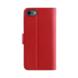 Xqisit NP Wallet case Viskan case compatible avec iPhone 6, 6s, 7, 8, SE 2020 et SE 2022 - Rouge
