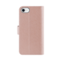 Xqisit NP Wallet case Viskan case compatible avec iPhone 6, 6s, 7, 8, SE 2020 et SE 2022 - couleur or rose