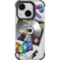 &Eacute;tui &agrave; musique r&eacute;tro Laut Pop compatible avec iPhone 15 - Color&eacute;
