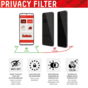 Displex Privacy Glass FC Protecteur d&#039;&eacute;cran compatible avec iPhone 14 - Transparent