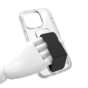 CLCKR Support et Grip Case compatible avec iPhone 15 Pro - Transparent