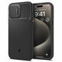 Spigen Optik Armor Magfit Case cover compatible avec iPhone 15 Pro Max - noir